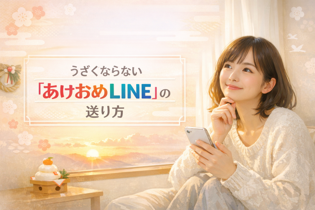 あけましておめでとうライン