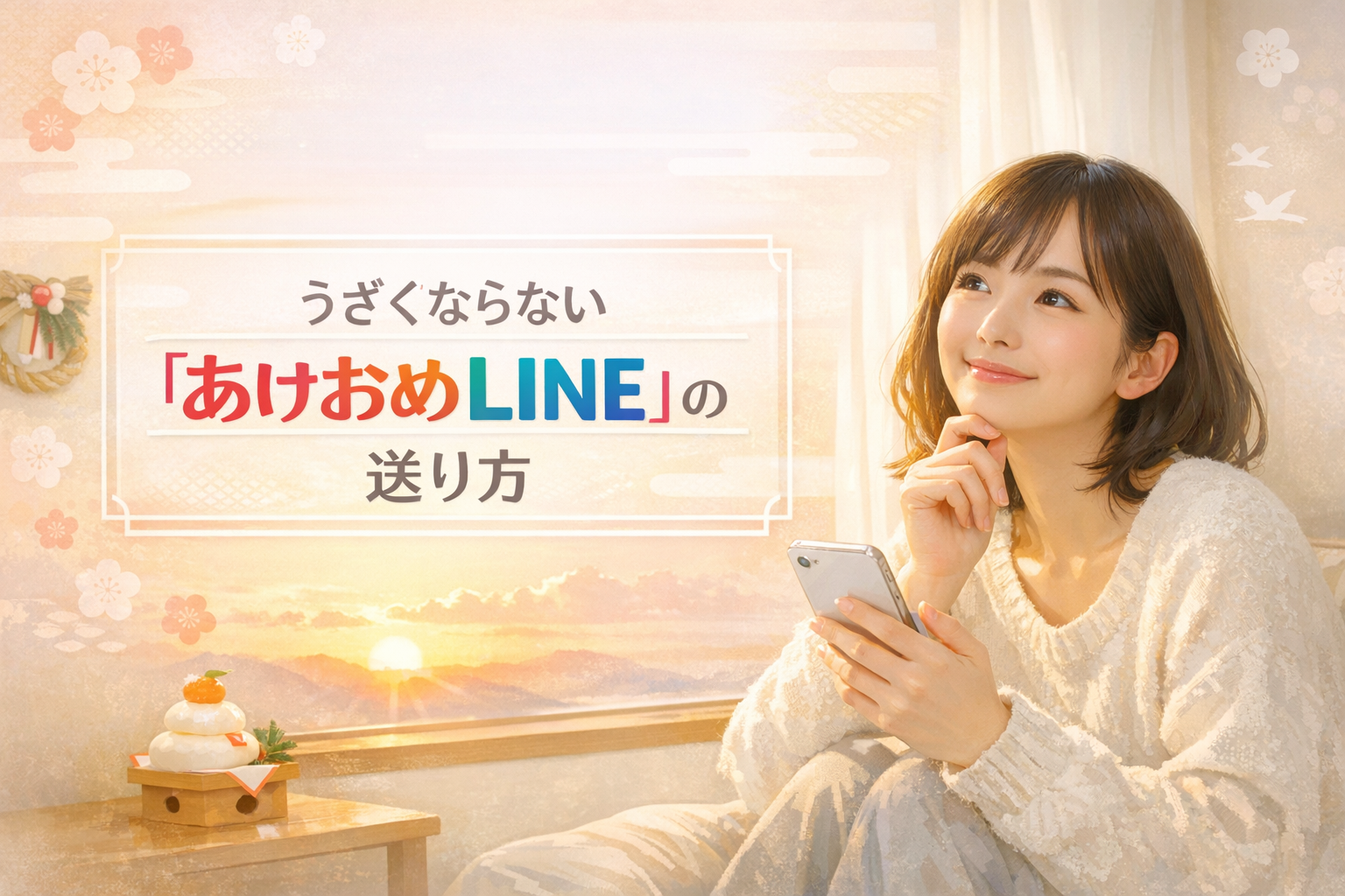 あけましておめでとうライン