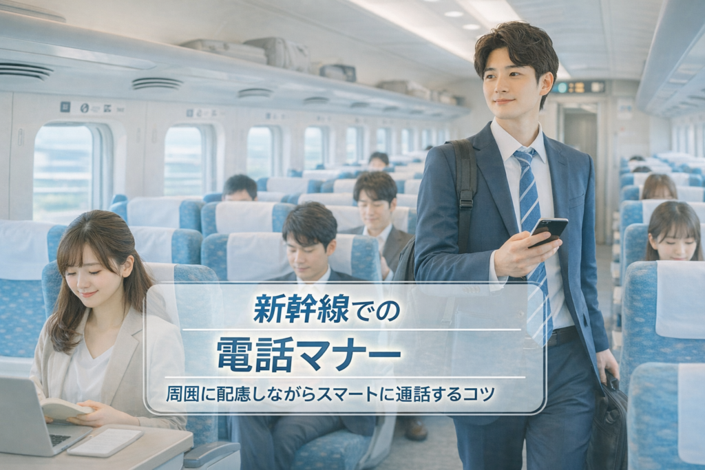 新幹線と電話のマナーを徹底解説