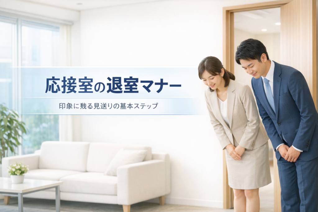 応接室の退室マナー