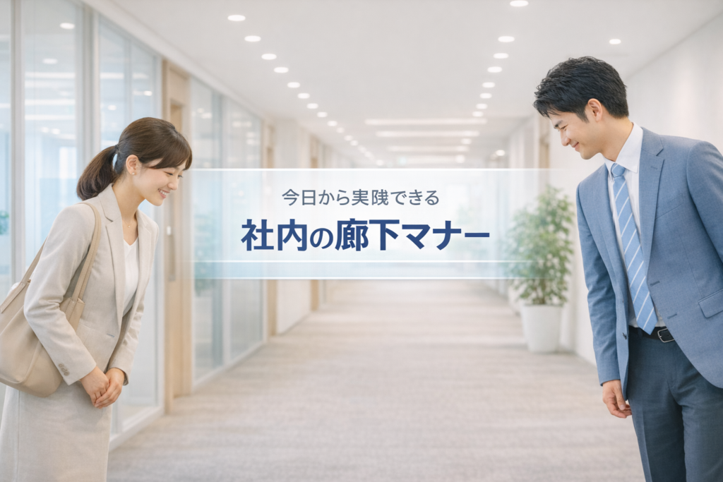 廊下ですれ違いのマナーを社内で身につけて第一印象を劇的に上げるコツ