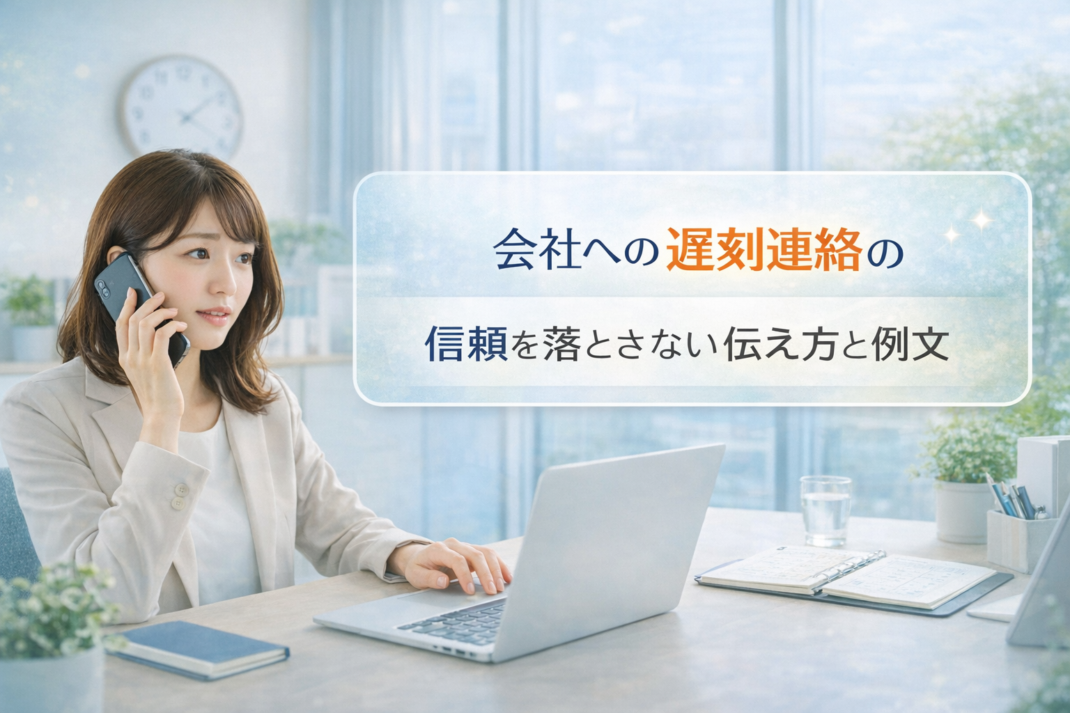 遅刻と連絡のマナー