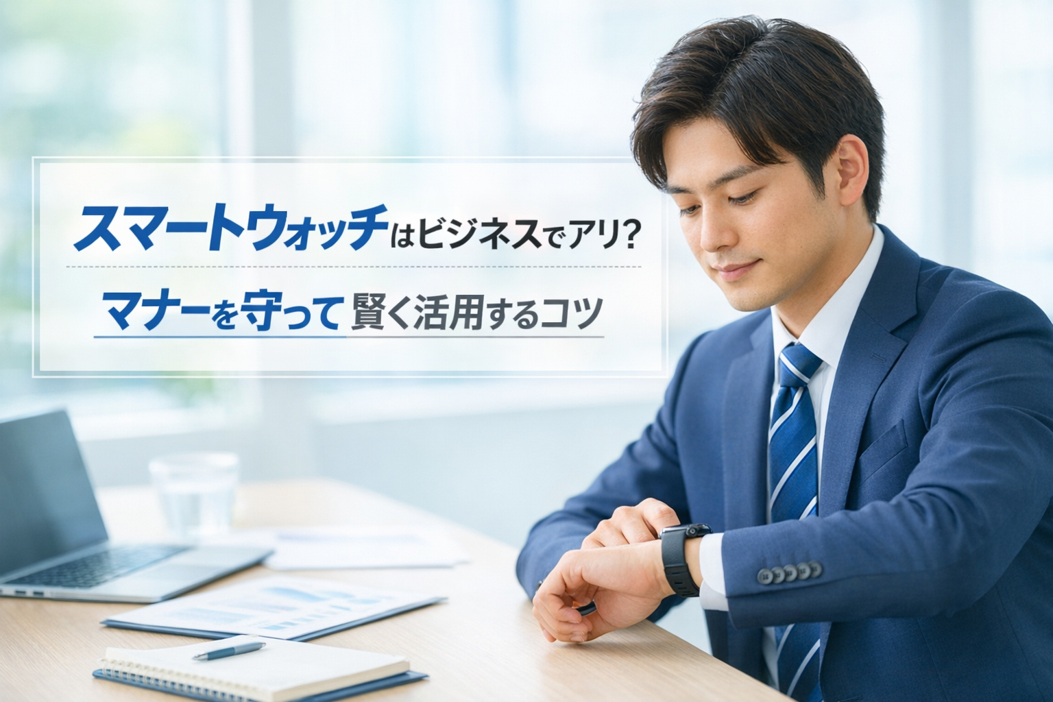 スマートウォッチをビジネスで使うマナー