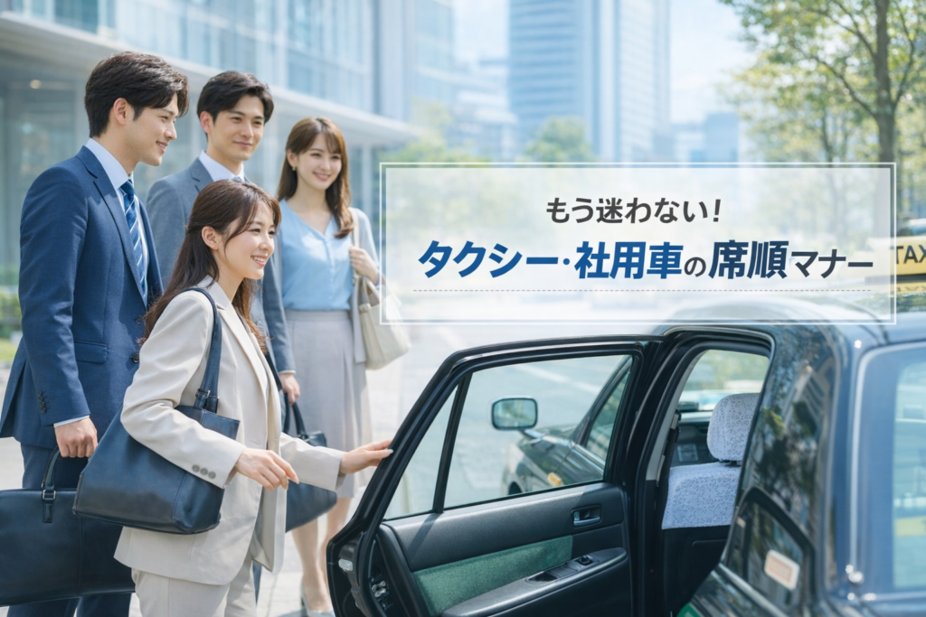 ビジネスマナーと車の席順完全ガイド