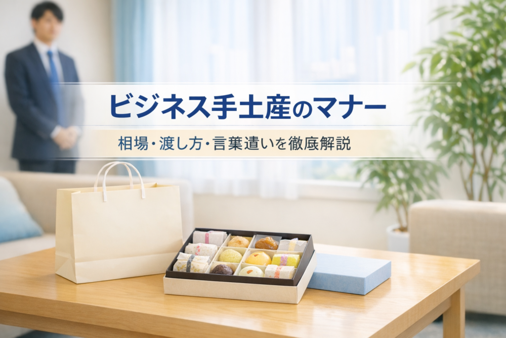 ビジネスマナーでの手土産の渡し方