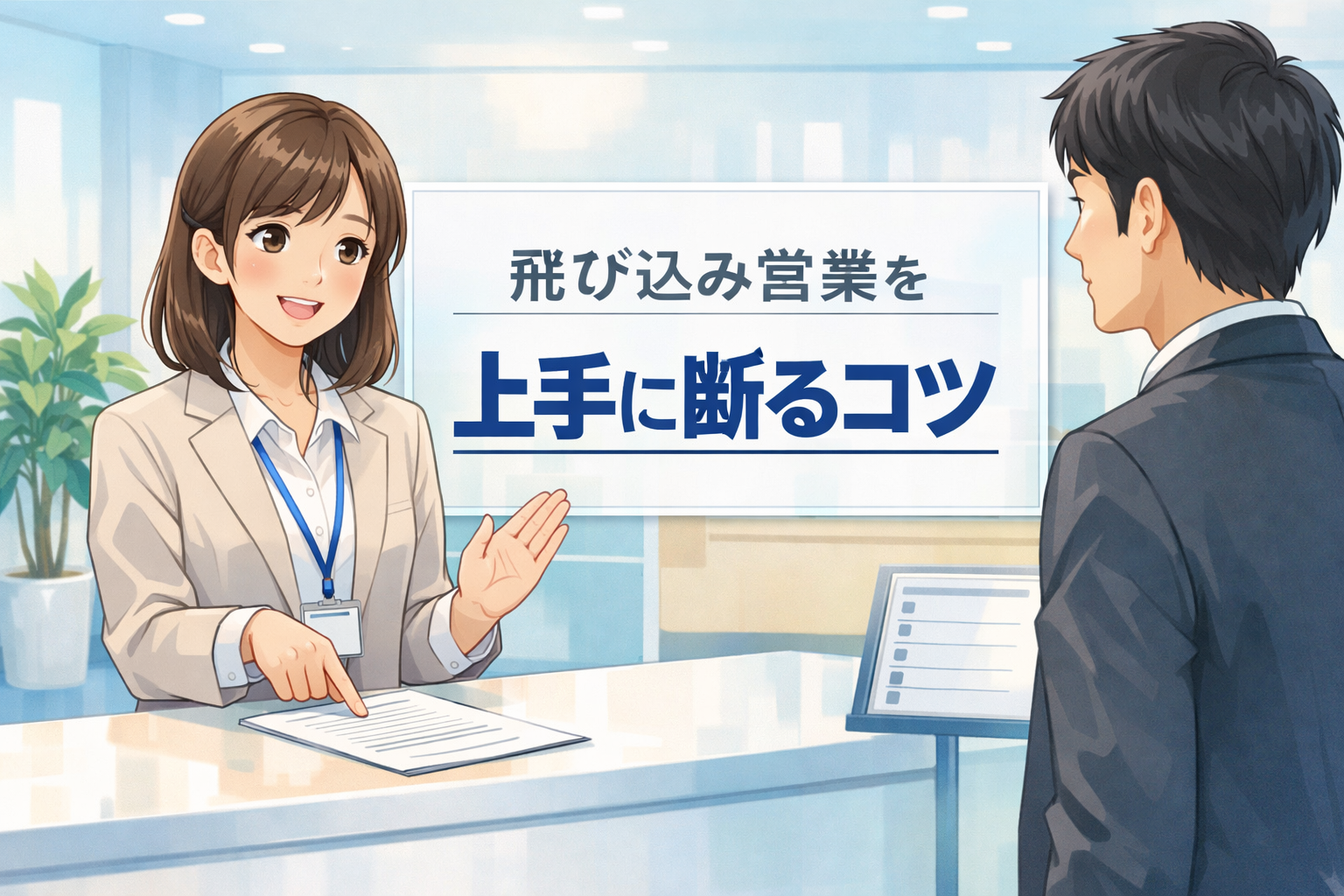 飛び込み営業をうまく断るコツ